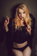 Leila in Leather Jacket And Cigarette gallery from CHARMMODELS by Domingo - #2