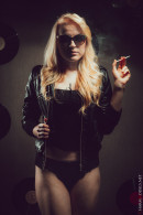 Leila in Leather Jacket And Cigarette gallery from CHARMMODELS by Domingo - #9