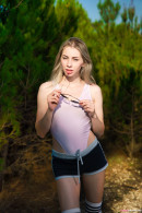 Carolina Sun Gets Naked In The Woods gallery from TEENDREAMS - #7