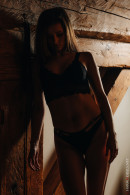 Amazing Babe Josie In Black Lingerie Poses At Wooden Rafters gallery from CHARMMODELS by Domingo - #12