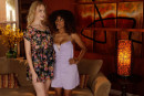 Chloe Cherry & Jenna Foxx in Lesbian Interracial gallery from HUSTLER by Hustler - #14
