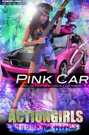 Debbie in Pink Car gallery from ACTIONGIRLS HEROES