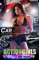 Carmen in Car gallery from ACTIONGIRLS HEROES
