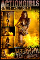 Leeanna in Flamethrower gallery from ACTIONGIRLS MERCS by Adam Chilson