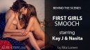 Behind The Scenes - First Girls Smooch