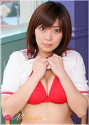 Shiori Kaneko in Red Underwear gallery from ALLGRAVURE