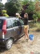 Arja in Car Wash gallery from ALLSORTSOFGIRLS