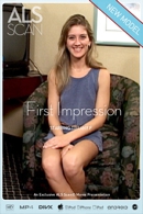 Tiffany P in First Impression video from ALS SCAN