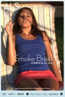 Silvia James in Smoke Break video from ALS SCAN