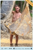 Macy Meadows in Excavator BTS video from ALS SCAN by Als Photographer