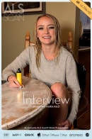 Maria Kazi in Interview video from ALS SCAN by Als Photographer