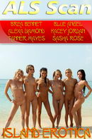 Brea Bennet & Blue Angel & Alexa Diamond & Kacey Jordan & Tanner Mayes & Sasha Rose in Island Erotica gallery from ALSSCAN