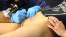 Blonde Beauty Jane 420 Gets Sascha's Name Tattooed On Her Crotch