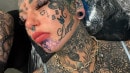 Amber Luke Gets A Stunning Chin Tattoo video from ALTEROTIC