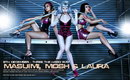 Mosh & Masuimi & Laura in Three The Hard Way gallery from ALTEXCLUSIVE