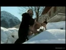 Sabrina Sweet Gives Masked Man A Deepthroat Blowjob Outdoors In Snow video from ANALVIDS