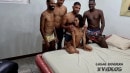Carioca master1 & Karolzinha & Jr Doidera & Nego Black & Leo Ogro & Emerson Indiano in Bastidores Da Filmagem Do Gangbang Da Novinha Safada Com Quatros Machos Ganhando Muita Pica E Leite