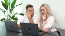 Cock Hungry Blonde Kenzie Taylor Charms Hung Boss Into Filling Her Holes GP2891 video from ANALVIDS