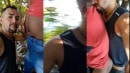 Lendro Delao & Socyal Sem Camisa in Foda Interracial Com O Negao Bem Dotado De Piroca E De Rabo, Sendo Fodido E Gozando No Bosque.