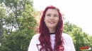 GERMAN SCOUT - Redhead Football Fan Mia May Pickup For Public Anal Fuck At Public Viewing video from ANALVIDS