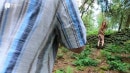 BTS NAUGHTY FOXY MILF FINDS SEX TOYS IN THE WOODS