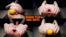 ORANGE PLUG ANAL GAPES Hairy Pussy Brunette In Fishnet Tights And Glasses Fucks Ass With Orange, A Lot Farting, Gaping And Doggystyle Close Up ILS112