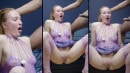 Julia Gets Fucked In The Ass With A Huge Dildo In Her Mouth!