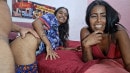 Jasmine Santanna & Leo Ogro & Brenda chocolate in Dando O Cuzinho Com A Amiga Do Lado video from ANALVIDS