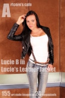 Lucie B in Lucie's Leather Jacket gallery from ARTCORE-CAFE