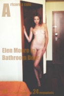 Elen Moore in Bathroom Door gallery from ARTCORE-CAFE by Andrew D