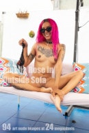 Amelia Rose in Outside Sofa gallery from ARTCORE-CAFE by Andrew D