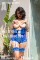 Kim D'Noir in Flash Blue Set gallery from ARTCORE-CAFE by Andrew D