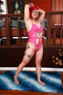 Gemma Naya Pink Lingerie Strip gallery from ATKHAIRY by GB Photography