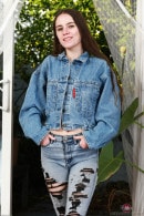 Sia Wood in Sia In Ripped Jeans And A Jean Jacket gallery from ATKHAIRY by GB Photography