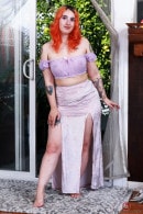 Gigi Models Her Dress And Pink Panties
