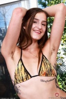 Violet Viper's Striped Bikini gallery from ATKHAIRY by GB Photography