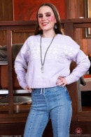 Sia Wood Tight Ass Jeans Hairy Pussy Spreads gallery from ATKHAIRY by GB Photography