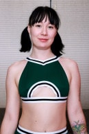 Naomi Korae Shows Her School Spirit