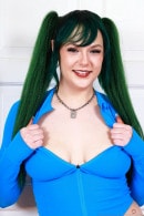 Rebecca Vanguard Brings It To You In Blue gallery from ATKHAIRY by GB Photography