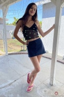 Violet Viper Cute BTS Stripping gallery from ATKHAIRY by ATKINGDOM