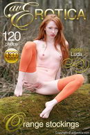 Luda in Orange Stockings gallery from AVEROTICA ARCHIVES by Anton Volkov