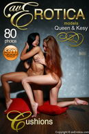 Kesy & Queen in Cushions gallery from AVEROTICA ARCHIVES by Anton Volkov