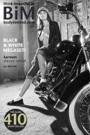 Karmen in Classic Softail B W gallery from BODYINMIND by D & L Bell
