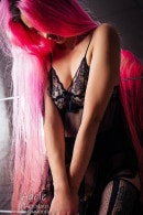 Mirror Mirror On The Wall Sexy Pink Hair Girl Adele Photos gallery from CHARMMODELS by Domingo