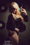 Leila in Leather Jacket And Cigarette gallery from CHARMMODELS by Domingo