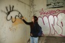 Graffiti artist Sindy gets caught gallery from CLUBSEVENTEEN