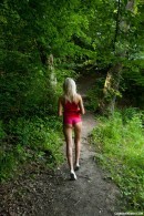 Katy E in Quick pussy rubbing in the woods gallery from CLUBSEVENTEEN