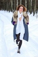 Lola F in Lola Showing Off Her Naked Body In The Snow gallery from CLUBSEVENTEEN
