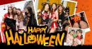 Jane White & Virgin Butterfly & Elise Moon & Olivia Trunk & Sadistka Hub & Funky Town & Milka Wey & Janyk Brones in Happy Halloween