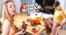Mirka Grace in Steak & Blowjob Day video from CLUBSEVENTEEN